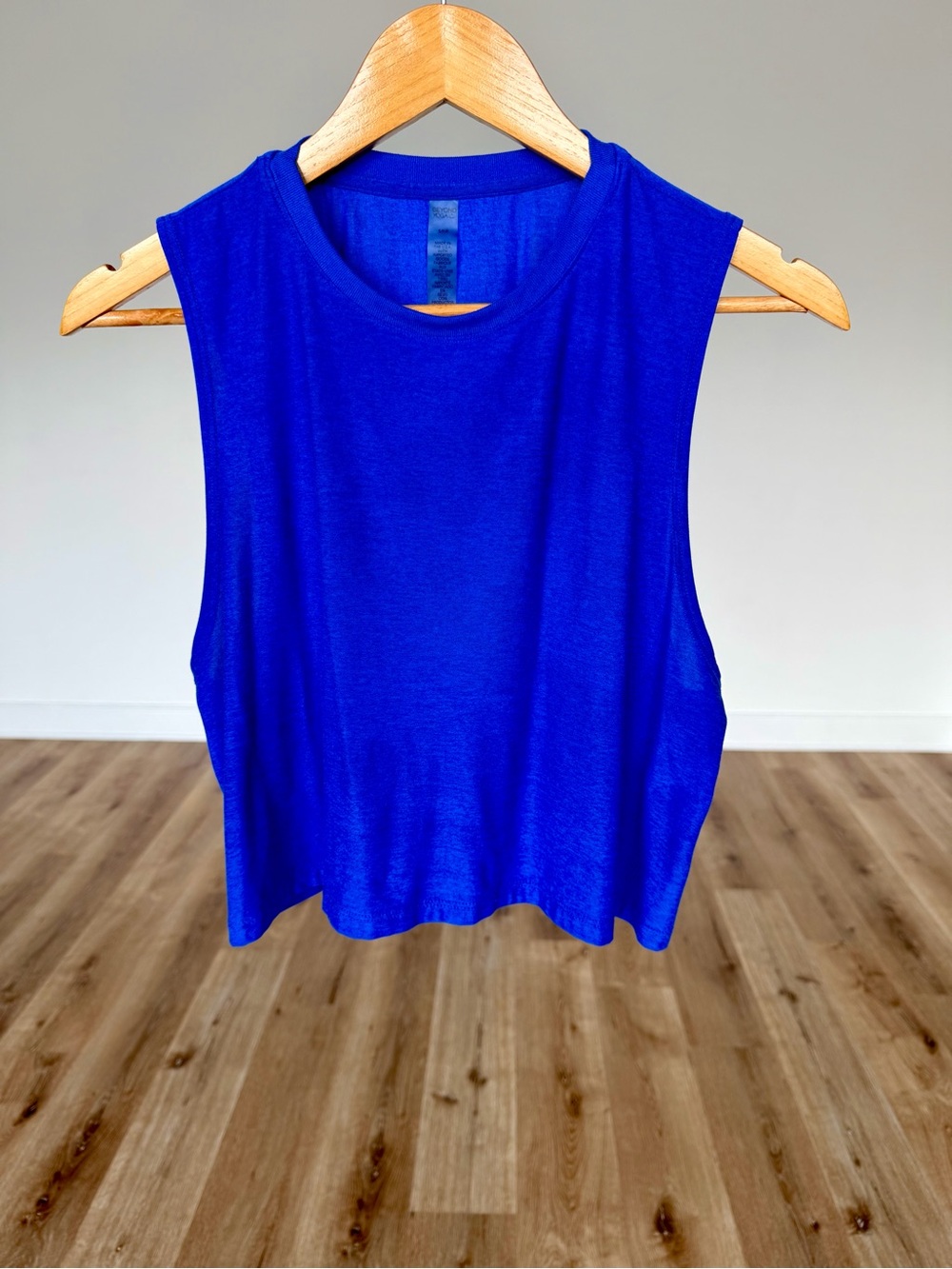Beyond Yoga Blue Sleeveless Muscle Tank Top Small Made in USA